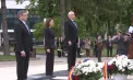 „Comemorăm oamenii care și-au pierdut viața în Al Doilea Război Mondial”: Maia Sandu, alături de Igor Grosu și Alexandru Munteanu, au depus flori în memoria celor căzuți la datorie - VIDEO