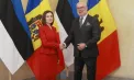 Președintele Maia Sandu, într-o vizită în Estonia: A fost întâmpinată de Președintele eston Alar Karis la Tallinn - VIDEO