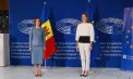 Maia Sandu, primită de Roberta Metsola la Strasbourg: pe agenda discuțiilor – parcursul european al Republicii Moldova - VIDEO