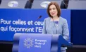 Președintele Republicii Moldova, Maia Sandu, a primit Ordinul European de Merit: Momentul istoric în plenul Parlamentului European - VIDEO