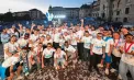 Parada campionilor la Craiova: peste 15.000 de oameni au umplut Piața „Mihai Viteazu” pentru a sărbători trofeele Universității Craiova - VIDEO