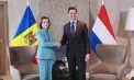 Maia Sandu, la Amsterdam: Șefa statului, întâmpinată de premierul Rob Jetten, în timpul vizitei oficiale în Țările de Jos - VIDEO