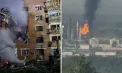 Noapte de foc în Ucraina: atacuri rusești soldate cu morți și răniți, iar dronele Kievului ar fi lovit o rafinărie și o uzină chimică din Rusia - VIDEO