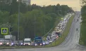 Ambuteiaj în apropiere de Aeroportul Internațional Chișinău: zeci de mașini circulă bară la bară la intrarea în capitală - FOTO/VIDEO
