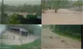Inundații în satul Cornova din Ungheni: un pârâu a ieșit din albie și a acoperit străzile și grădinile oamenilor, afectând aproape întreaga localitate - VIDEO