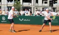 Premierul Alexandru Munteanu, într-o ipostază rară: echipat corespunzător, a jucat tenis alături de campioni internaționali - FOTO/VIDEO
