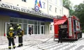 Incendiu la Centrul de excelență în construcții din Chișinău. Studenții și profesorii au fost evacuați de urgență - FOTO