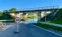 Un sector de drum din Strășeni, închis temporar din cauza inundațiilor. Drumarii intervin, iar șoferii sunt îndemnați să ocolească zona - FOTO