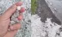 Grindină cât un bob de mazăre: cum a plouat la Călărași și Ungheni - FOTO/VIDEO