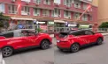 Șoferul care a lansat artificii dintr-o mașină aflată în mers, în curtea unui bloc din Chișinău, identificat de polițiști - VIDEO