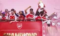 Sărbătoare uriașă la Londra: Arsenal organizează paradă grandioasă pe străzile capitalei după titlul câștigat în Premier League - VIDEO