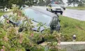 Accident violent în raionul Sângerei: un automobil a ajuns într-un șanț după ce a fost lovit de un camion de mare tonaj. O femeie a fost rănită - VIDEO