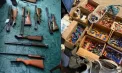 Arme, muniții și substanțe narcotice, descoperite la Văratic: doi bărbați - vizați într-un dosar penal pentru mai multe infracțiuni - VIDEO