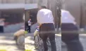 Se prefăcea că nu poate merge și apela la mila oamenilor. Un bărbat din Călărași, cercetat după ce a fost surprins cerșind alături de un copil - VIDEO