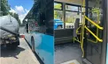 Un autobuz de pe ruta nr. 14 a fost implicat într-un accident rutier produs pe strada Pietrărilor. Doi copii au fost răniți - FOTO