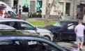 Haos în centrul Chișinăului după ce mai multe mașini au fost implicate într-un accident: o persoană a fost transportată la spital - FOTO/VIDEO