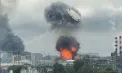 Imaginea simbol a celui mai mare atac ucrainean care a lovit Moscova de la începutul războiului - FOTO/VIDEO