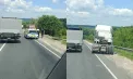 Accident la Peresecina: șoferul unui camion a pierdut controlul volanului într-o curbă, iar remorca s-a desprins și s-a răsturnat. Care este starea acestuia – FOTO