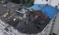 „Am luat actele și am fugit”: clipe de panică pentru zeci de familii după incendiul puternic de pe strada Melestiu din sectorul Botanica - VIDEO