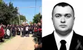 Durere și lacrimi la Drochia: Mihail Chiriac, polițistul care a murit în accidentul de la Sîngerei, condus pe ultimul drum - VIDEO