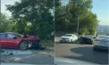 Accident violent pe strada Vadul lui Vodă din Chișinău: două mașini grav avariate în urma unui impact puternic - VIDEO