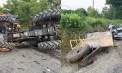 Accident tragic la Orhei: un bărbat a murit, iar alte trei persoane au fost rănite, după ce un șofer băut s-a izbit cu automobilul într-un tractor - FOTO