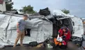 Accident cumplit în sudul Ucrainei: 12 persoane au murit, iar alte nouă au fost rănite după ce un microbuz și un camion s-au lovit. Imagini cu impact emoțional - VIDEO