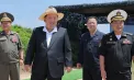 Coreea de Nord a lansat o rachetă de croazieră de pe o navă de război. Kim Jong Un, prezent la eveniment - FOTO