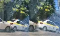 O mașină de poliție a lovit un automobil parcat și a plecat. Imaginile, surprinse în trafic - VIDEO