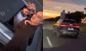 Imagini periculoase pe un drum din Republica Moldova: un șofer s-a filmat ieșit pe trapă în timp ce conducea și a publicat totul pe Instagram. Ce spune poliția - VIDEO