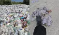 Dezastru ecologic la o gunoiște din Criuleni: mii de tuburi de perfuzii și acte de identitate, depistate de Garda Națională de Mediu. IPM s-a autosesizat - VIDEO