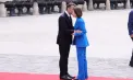Maia Sandu, întâmpinată de Emmanuel Macron la Paris: Republica Moldova participă pentru prima dată la reuniunea Coaliției de Voință - VIDEO