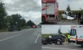 Carambol la Anenii Noi după o manevră de depășire: un microbuz s-a răsturnat, iar trei persoane au fost transportate la spital - FOTO/ VIDEO