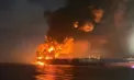 Explozie puternică în Marea Neagră: un petrolier încărcat cu aproape 3.800 de tone de gaz petrolier lichefiat a luat foc în apropiere de Sulina. Trei marinari au fost răniți - VIDEO