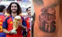 Marc Cucurella și-a respectat promisiunea făcută înaintea Cupei Mondiale: fundașul Spaniei și-a tatuat chipul selecționerului Luis de la Fuente - VIDEO
