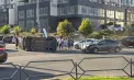 Accident grav în sectorul Ciocana din Chișinău. Un taxi s-a răsturnat după coliziunea cu un alt automobil. Momentul, surprins de o cameră de bord - FOTO/VIDEO