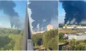 Una dintre cele mai mari rafinării din Rusia este în flăcări. A fost atacate de drone ucrainene pentru a doua noapte consecutiv - VIDEO