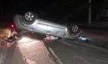A adormit la volan și s-a izbit de un pilon electric. Un șofer și trei membri ai familiei sale, răniți într-un accident la Tighina. Un copil de 9 ani a fost spitalizat – FOTO/VIDEO