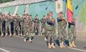 Au început repetițiile pentru Ziua Independenței. Militarii au desfășurat primul exercițiu comun sub podul de pe șoseaua Hâncești - VIDEO