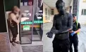 Un hoț din Kiev s-a uns cu smoală și a pătruns într-un magazin. Poliția ucraineană a avut nevoie de 5 ore pentru a-l curăța – VIDEO