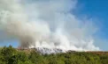 Incendiu la gunoiștea din Orhei: pompierii luptă ore în șir cu focarele ascunse sub tone de deșeuri - FOTO