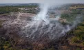 Incendiul de la gunoiștea din Orhei, nestins după aproape 48 de ore: Pompierii luptă în continuare cu flăcările și fumul dens - VIDEO
