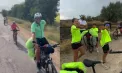 Și-au propus să descopere Moldova pe două roți, de la nord până la sud: Aventura unei familii moldo-franceze revenită acasă din Bordeaux - VIDEO