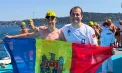 Cine a ajuns primul la finish? Vasile Tofan a povestit despre experiența trăită alături de fiul său în cursa de traversare a Bosforului - VIDEO