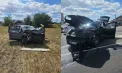 Accident la Sîngerei: șase persoane, printre care doi copii, au fost transportate la spital după ce două mașini s-au ciocnit. Unul dintre automobile a ajuns pe câmp - VIDEO