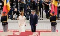 Nicușor Dan, întâmpinat de Maia Sandu la Președinție, în cadrul vizitei oficiale la Chișinău, de Ziua Independenței Republicii Moldova - VIDEO