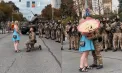 Un „DA!” sub drapel: un militar și-a cerut iubita în căsătorie de Ziua Independenței. Vezi momentul - VIDEO