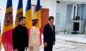 Maia Sandu, Nicușor Dan și Volodimir Zelenski, discuții cu ușile închise la Președinție - VIDEO