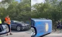 Impact violent în raionul Anenii Noi: un microbuz s-a răsturnat, iar un automobil a fost lovit lateral. Echipele specializate, inclusiv pompierii, au intervenit - VIDEO