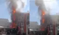 Incendiu puternic la Piața Centrală din Chișinău: Un nor de fum negru și dens a acoperit zona - VIDEO